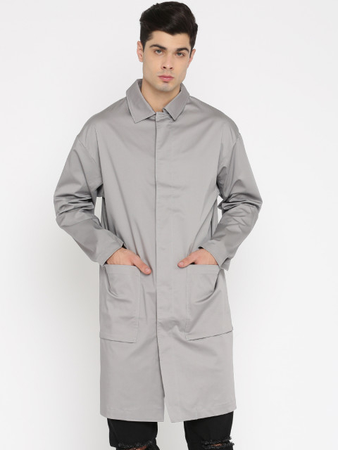 Forever 21 Grey Trench Coat
