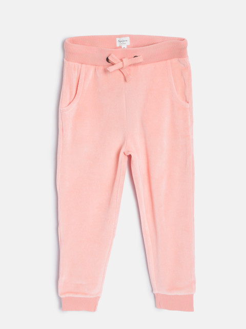 Pepe Jeans Girls Pink Solid Jogger