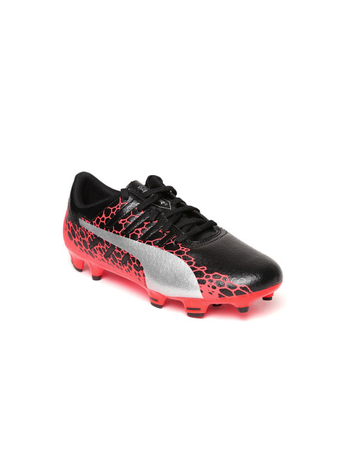 Puma Kids Black evoPOWER Vigor 4 Graph Football Shoes