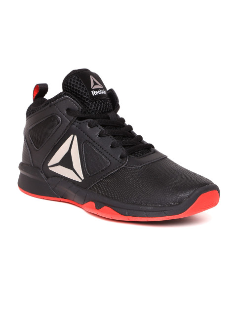 Reebok Boys Black Royal Dash n Drill Sneakers